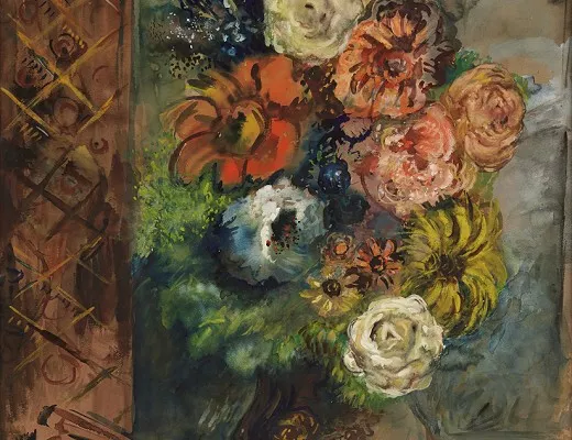 Bouquet et éventail